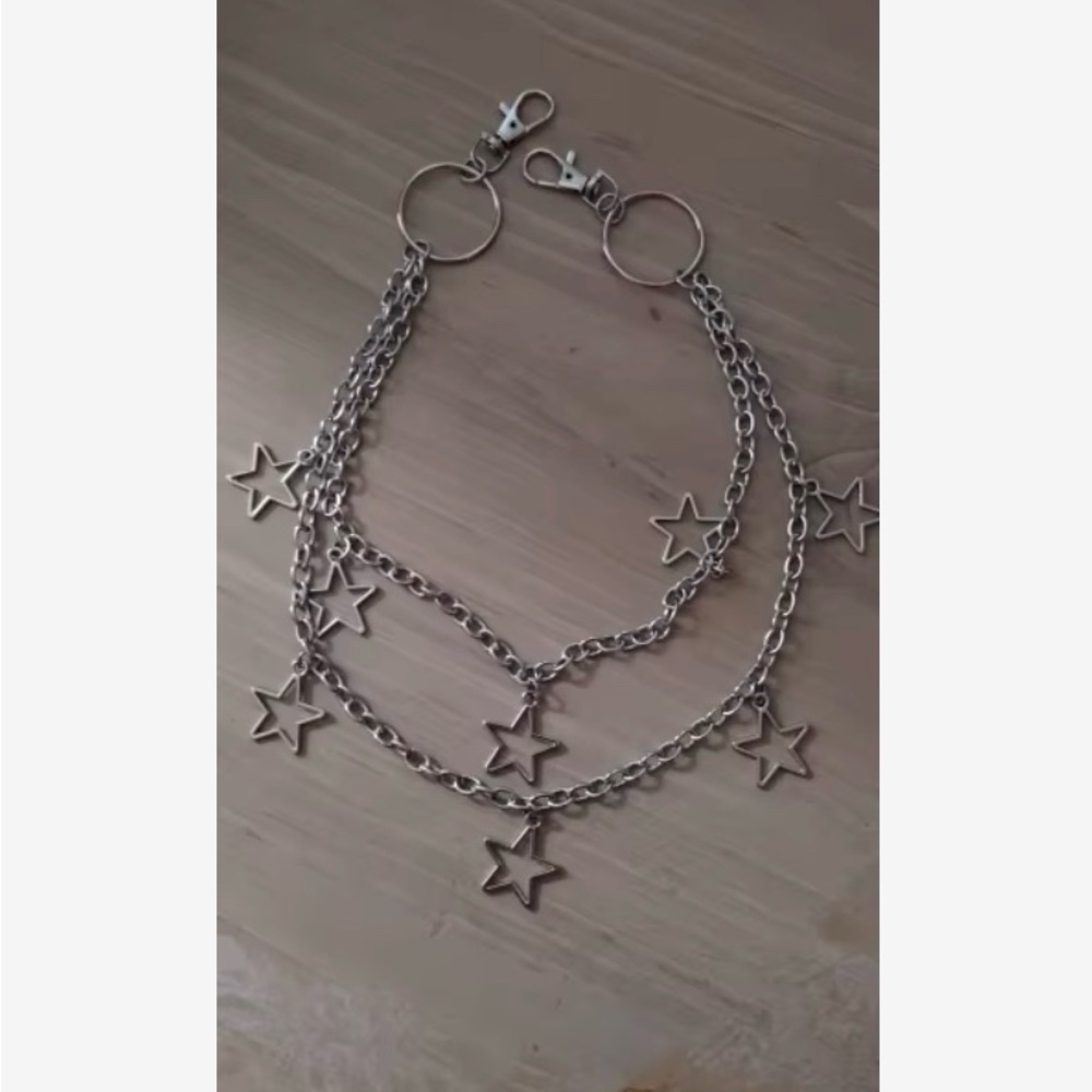 Unisex silver y2k chain - Picture 2 of 3